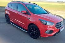 Ford Kuga/Escape 2013–2019 Boční nášlapy Tayga Grey (2 ks, hliník) fotografie 2