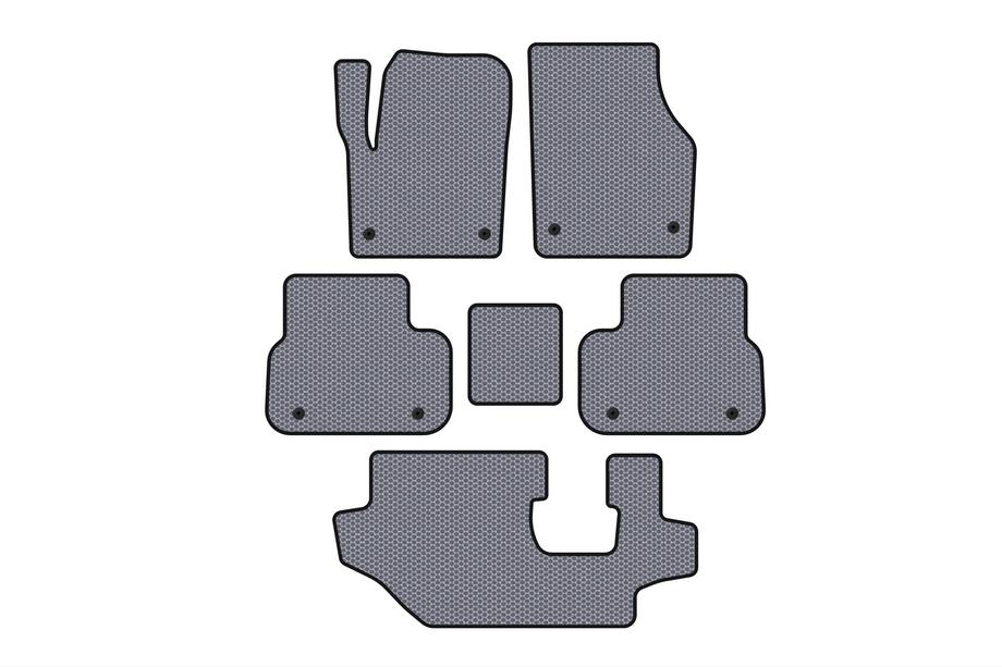 Land Rover Discovery Sport 2014– Gumové autokoberce Carsuit (2014-2019, 3 řady, šedé) Image