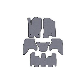 Gumové koberce do interiéru Carsuit V1 (3 řady, šedé, 2010-2014) Nissan Pathfinder R51 2005–2014 fotografie 1