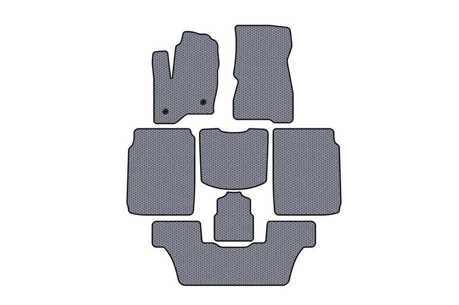 Ford Flex 2009–2019 Gumové koberce do auta Carsuit (3 řady, 2013-2019, šedé) Image