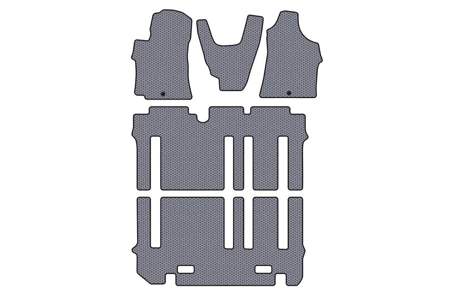Hyundai H300, H1, Starex 2008–2020 Gumové autokoberce Carsuit (kompletní sada do interiéru, šedé) Image