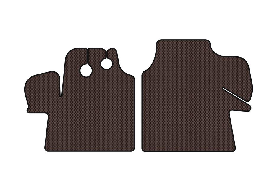 Fiat Ducato 1995–2006 Gumové autokoberce Carsuit (2002-2006, hnědé) Image