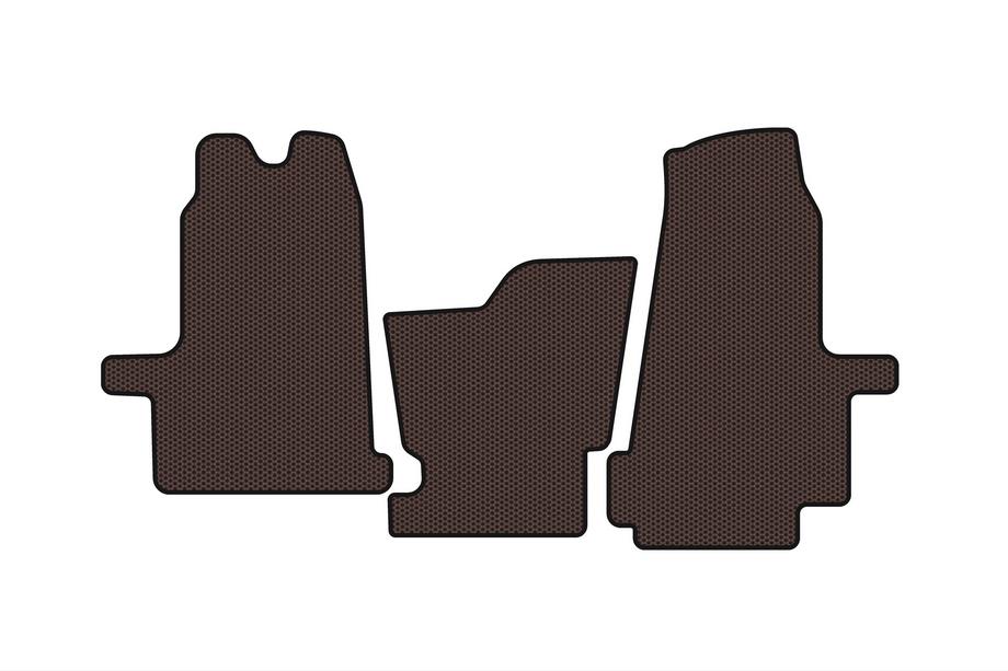 Ford Transit 2000–2014 Gumové koberečky Carsuit (2000-2006, automatická převodovka, hnědé) Image