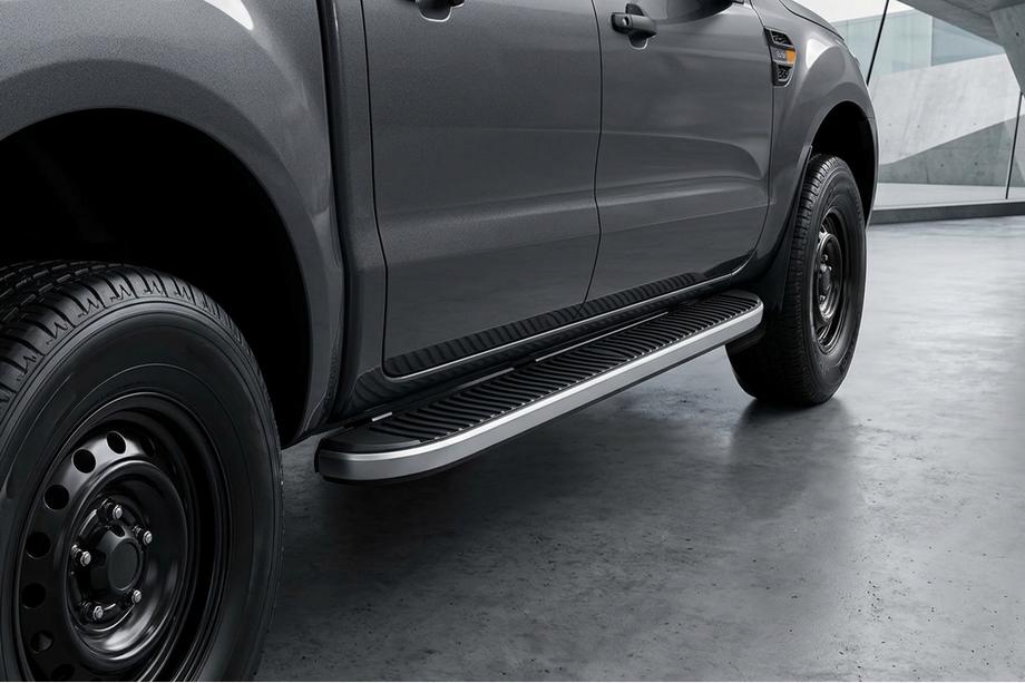 Ford Ranger 2007–2011 Boční prahy Tayga Grey (2 ks, hliník) Image