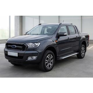 Boční nášlapy Line (2 ks, hliník) Ford Ranger 2011–2022 fotografie 1
