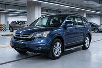 Honda CRV 2007–2011 Boční prahy Maydos V1 (2 ks, hliník ↗ nerez) fotografie 1