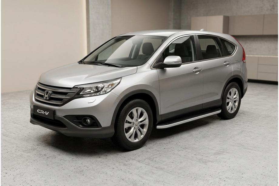 Honda CRV 2012–2016 Boční prahy Tayga Grey (2 ks, hliník) Image