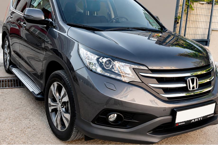Honda CRV 2012–2016 Boční nášlapy Allmond Grey (2 ks, hliník) Image