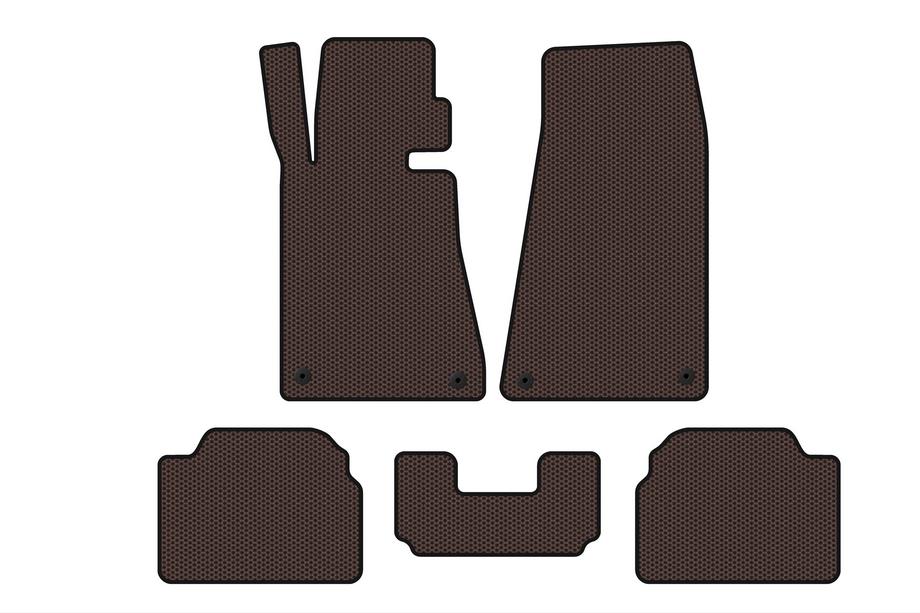 BMW řady 5 E34 1988–1995 Gumové autokoberce Carsuit (hnědé) Image