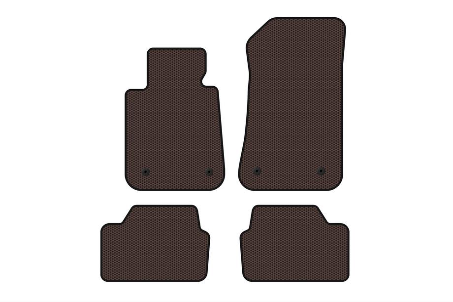 BMW řada 1 E81/E82/E87/E88 2004–2011 Gumové autokoberce Carsuit (hnědé) Image