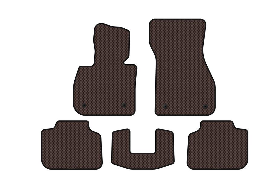BMW X1 F48 2015–2022 Gumové autokoberce Carsuit (hnědé) Image