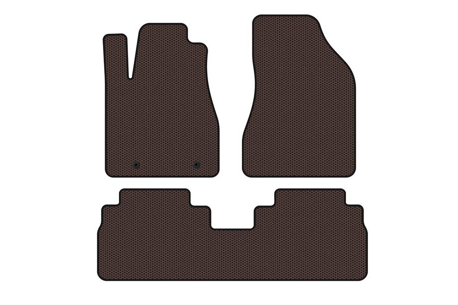 BYD S6 2010–2016 Gumové autokoberce Carsuit (hnědé) Image