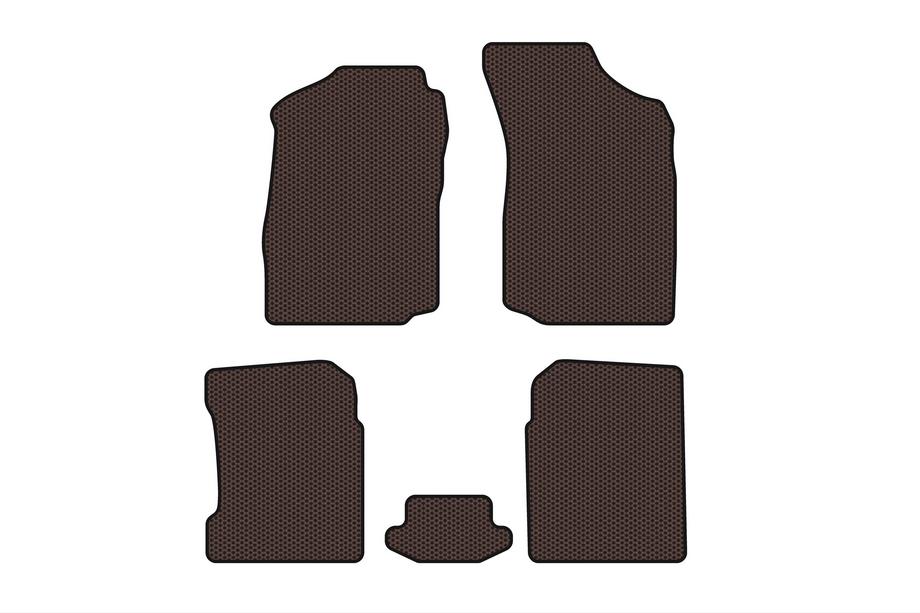 Chery Amulet 2003–2014 Gumové autokoberce Carsuit (hnědé) Image