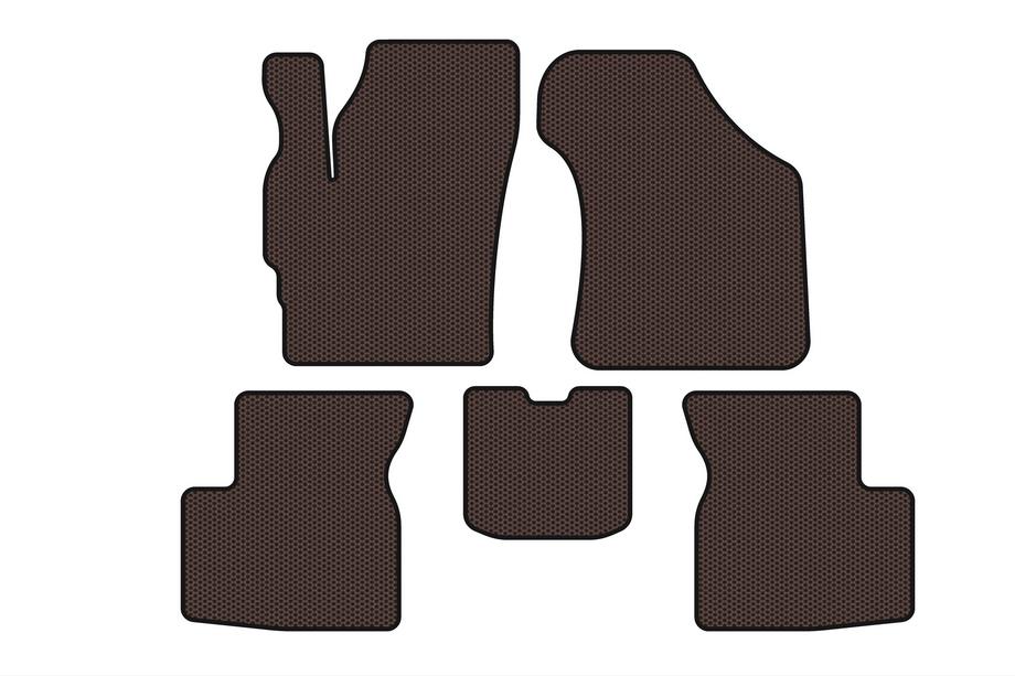 Chery QQ 2003–2022 Gumové autokoberce Carsuit (hnědé) Image