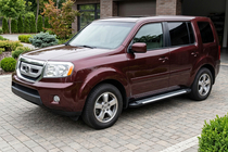 Honda Pilot 2008–2015 Boční nášlapy Line (2 ks, hliník) fotografie 1
