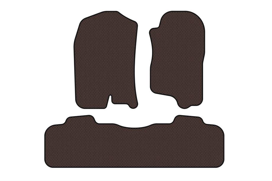 Chevrolet Tahoe 2007–2014 Gumové autokoberce Carsuit (2 řady, 2007-2014, hnědé) Image
