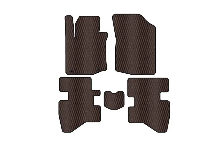 Citroen C-1 2005–2014 Gumové autokoberce Carsuit (HB, hnědé) Image