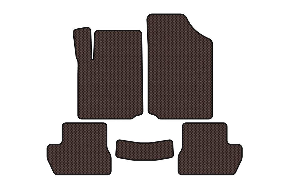Citroen C-2 2003–2009 Gumové autokoberce Carsuit (hnědé) Image
