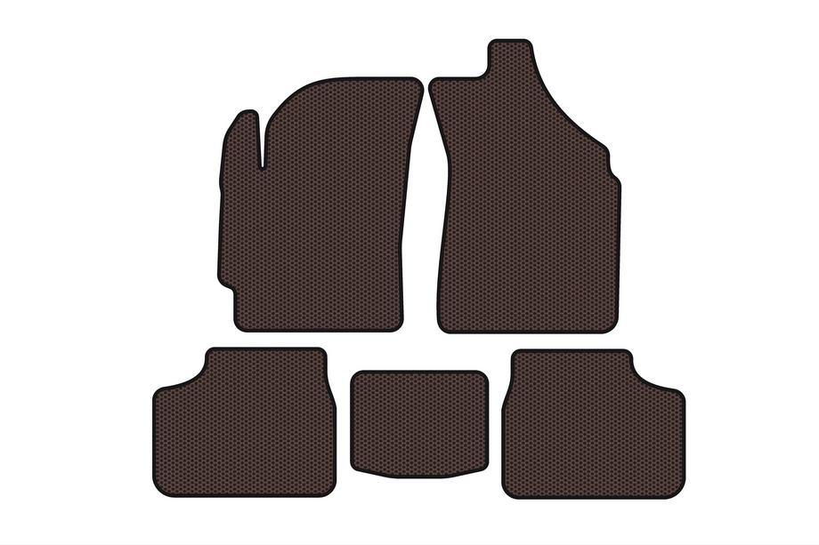 Daewoo Matiz 2009–2015 Gumové autokoberce Carsuit (hnědé) Image