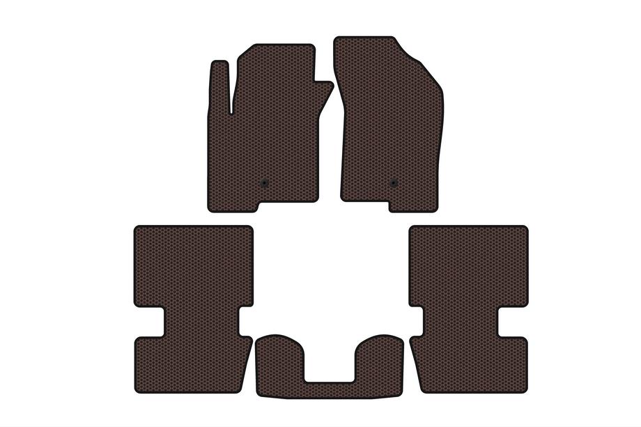 Dodge Caliber 2006–2011 Gumové autokoberce Carsuit (HB, hnědé) Image