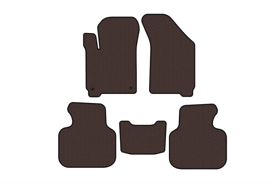 Dodge Journey 2008–2020 Gumové koberce do interiéru Carsuit (2008-2011, hnědé) Image