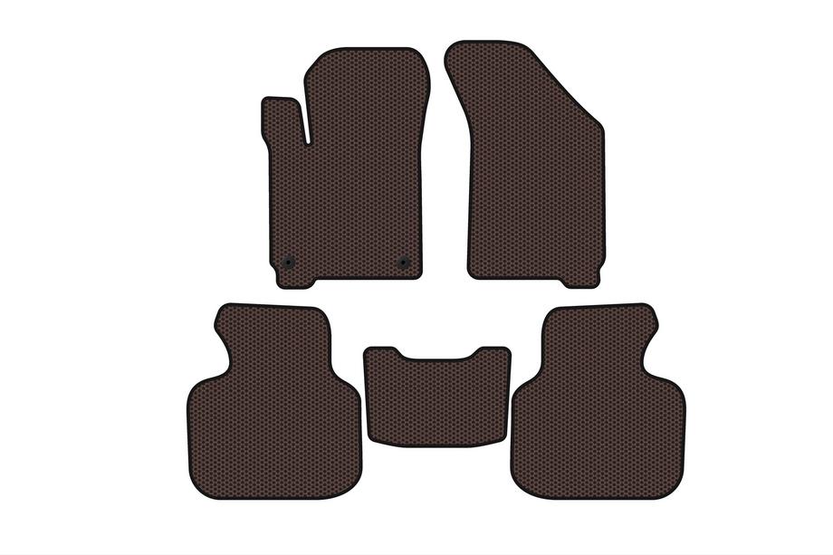 Dodge Journey 2008–2020 Gumové autokoberce Carsuit (2011-2020, pro 7 míst, hnědé) Image