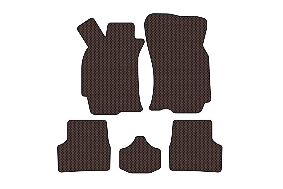 Fiat Albea 2002–2012 Gumové autokoberce Carsuit (SD, hnědé) Image