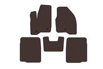 Ford Explorer 2011–2019 Gumové autokoberce Carsuit (2 řady, 2011-2015, hnědé) fotografie 1