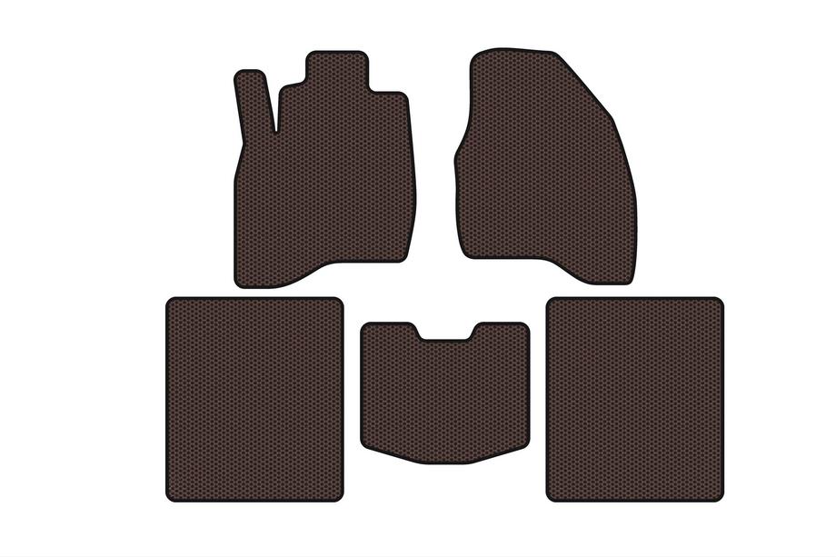 Ford Explorer 2011–2019 Gumové koberečky Carsuit (2015-2019, 5místné, hnědé) Image