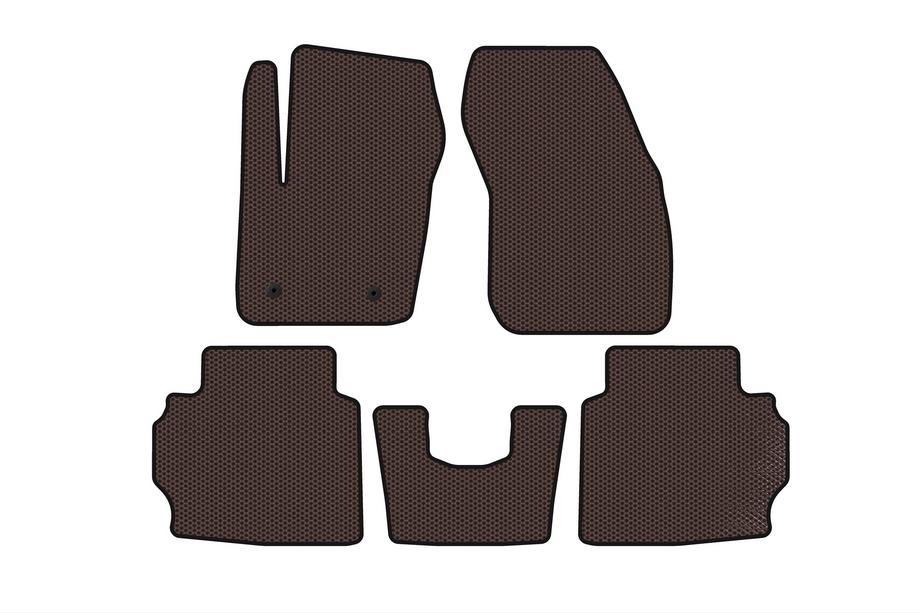 Ford Mondeo 2014–2022 Gumové autokoberce Carsuit (LB, hnědé) Image