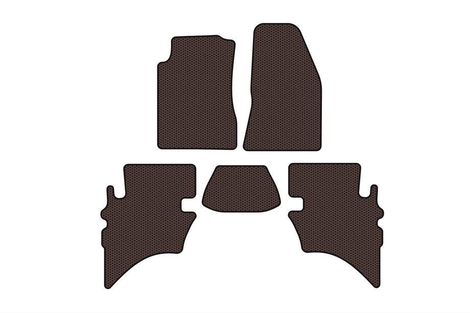Ford Ranger 2002–2006 Gumové autokoberce Carsuit (hnědé) Image