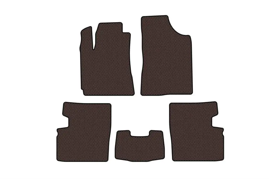Geely Emgrand EC7 2009– Gumové koberce do auta Carsuit (2009-2014, HB, 5dveřové, hnědé) Image