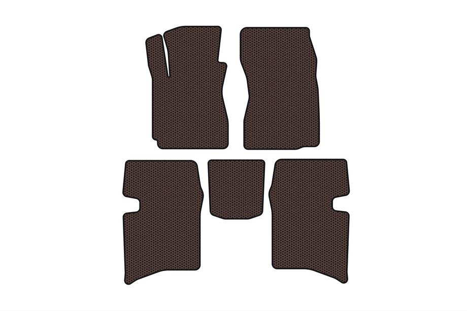 Geely MK 2006–2014 Gumové autokoberce Carsuit (SD, hnědé) Image