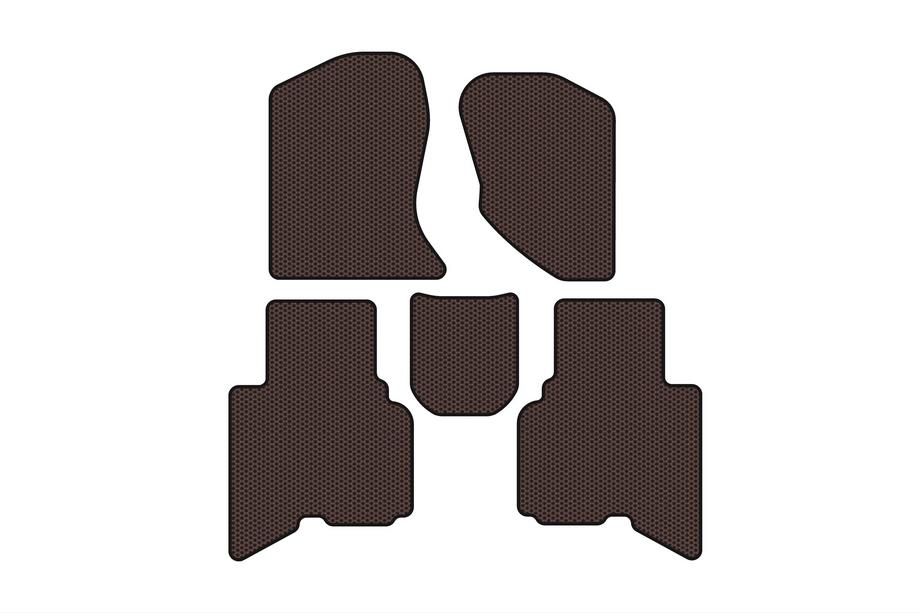 GreatWall Haval/Hover H3 2005–2013 Gumové autokoberce Carsuit (2010-2014, hnědé) Image