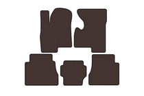 Hummer H2 2002–2009 Gumové autokoberce Carsuit (hnědé) fotografie 1