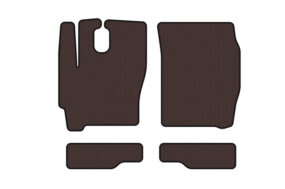 Iveco Eurocargo 2002–2008 Gumové autokoberce Carsuit (hnědé) Image