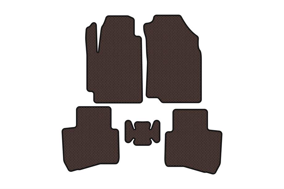 JAC S2 2014–2020 Gumové autokoberce Carsuit (hnědé) Image