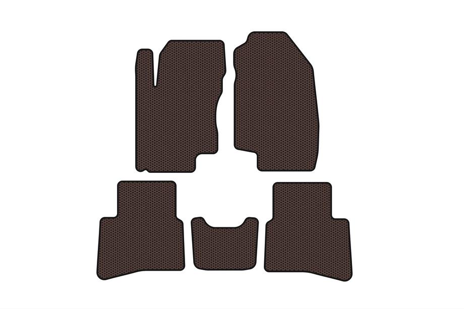 JAC S3 2014– Gumové autokoberce Carsuit (hnědé) Image