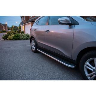 Boční prahy Tayga Grey (2 ks, hliník) fotografie 1