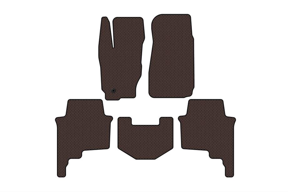 Jeep Commander 2005–2010 Gumové autokoberce Carsuit (hnědé) Image