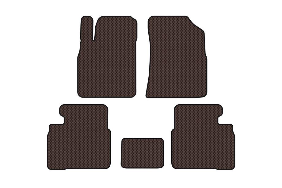 Kia Magentis 2000–2005 Gumové autokoberce Carsuit (hnědé) Image