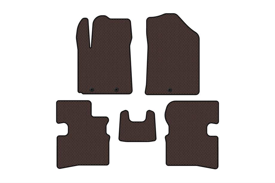 Kia Picanto 2004–2011 Gumové autokoberce Carsuit (2009-2011, HB, hnědé) Image