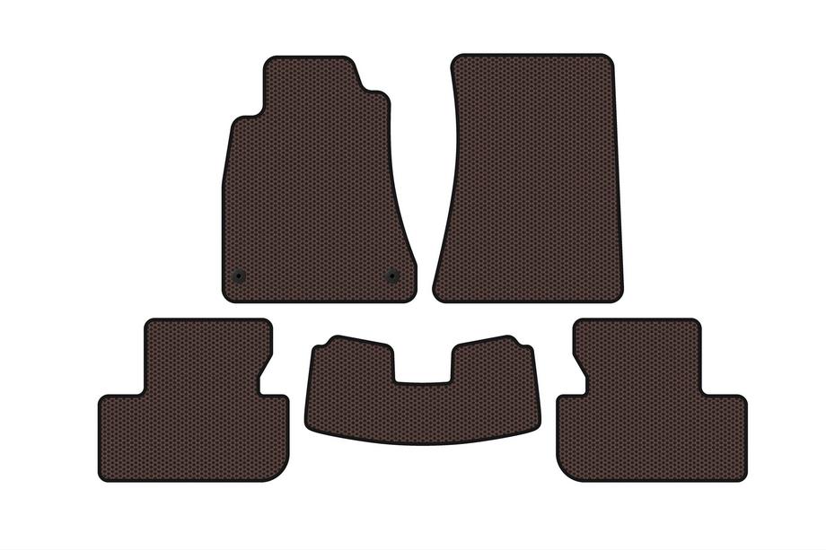 Lexus IS 2005–2013 Gumové autokoberce Carsuit (SD, bez 4x4, hnědé) Image
