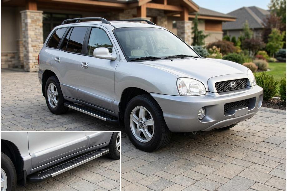Hyundai Santa Fe 1 2000–2006 Boční prahy RedLine V1 (2 ks, hliník) Image