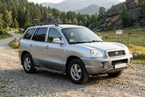 Hyundai Santa Fe 1 2000–2006 Boční prahy Bosphorus Black (2 ks, hliník) fotografie 1