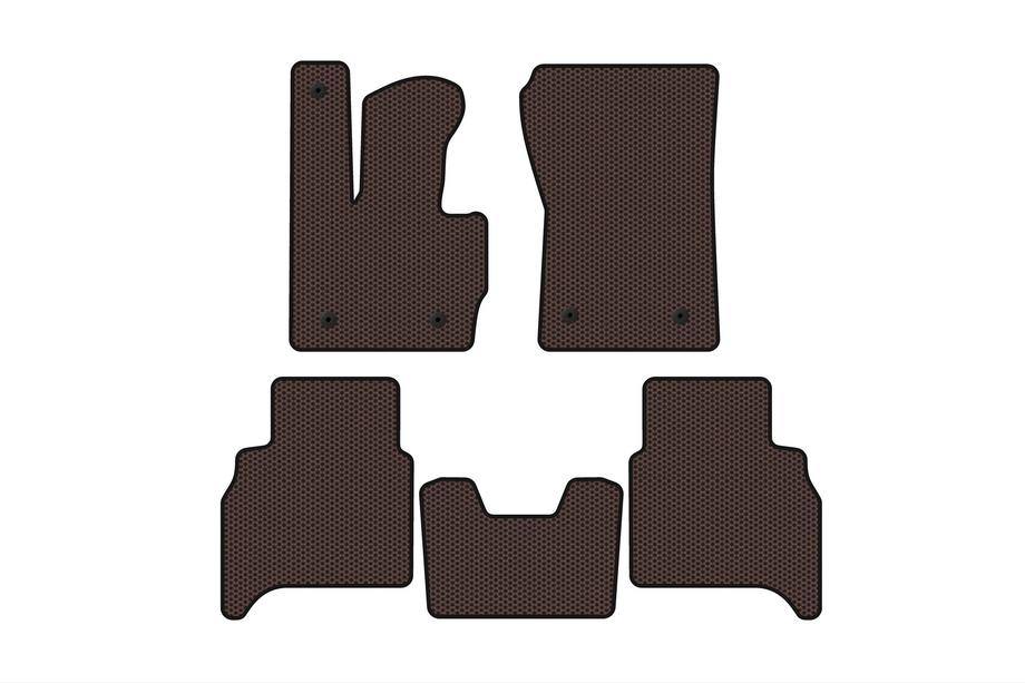 Mercedes G-Class W463 2018–2024 Gumové autokoberce Carsuit (pro automatickou prevodovku, hnede) Image