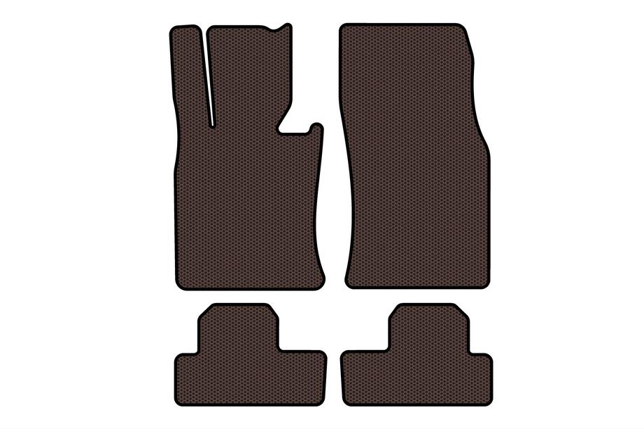 Mini Clubman R55/R56 2007–2014 Gumové koberečky do interiéru Carsuit (pro R56, hnědé) Fotografie 1