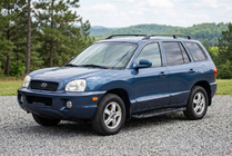Hyundai Santa Fe 1 2000–2006 Boční nášlapy RedLine Black (2 ks, hliník) fotografie 1
