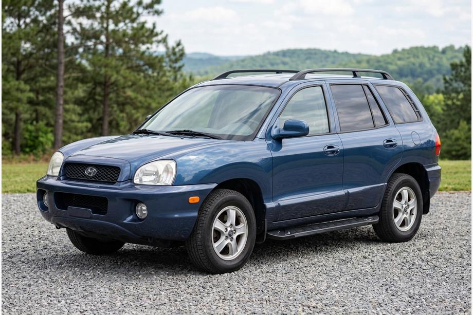 Hyundai Santa Fe 1 2000–2006 Boční nášlapy RedLine Black (2 ks, hliník) Image