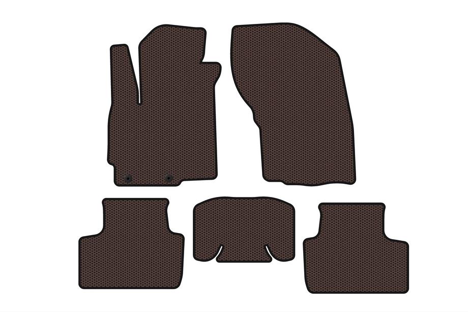 Mitsubishi ASX 2010–2023 Gumové koberečky do interiéru Carsuit (2019-2023, hnědé) Image